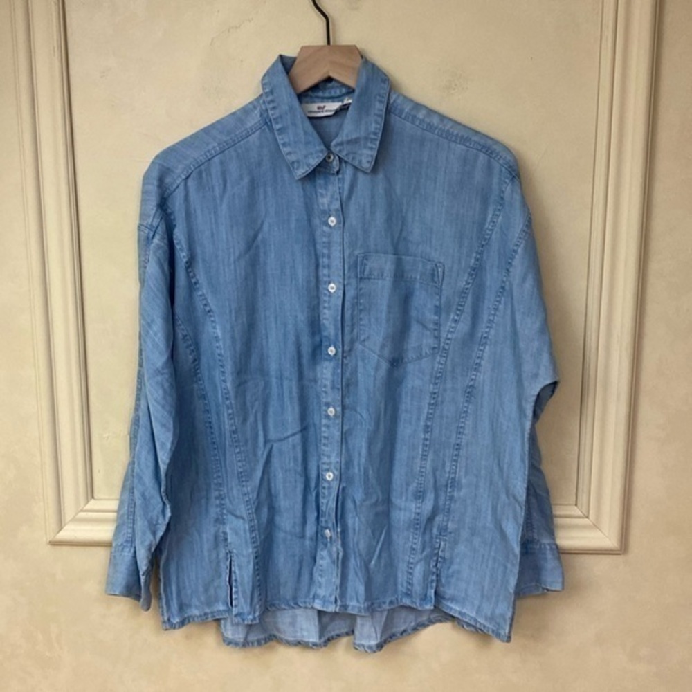 New! Vineyard Vines Tencel Shirt size 2